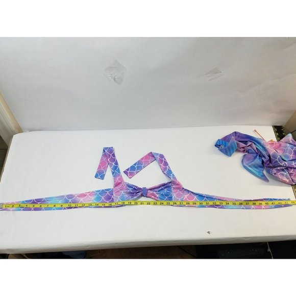 Ghnatygren Mermaid tail bikini top Girls size 3-4T Girls party costume swim suit - Picture 8 of 12